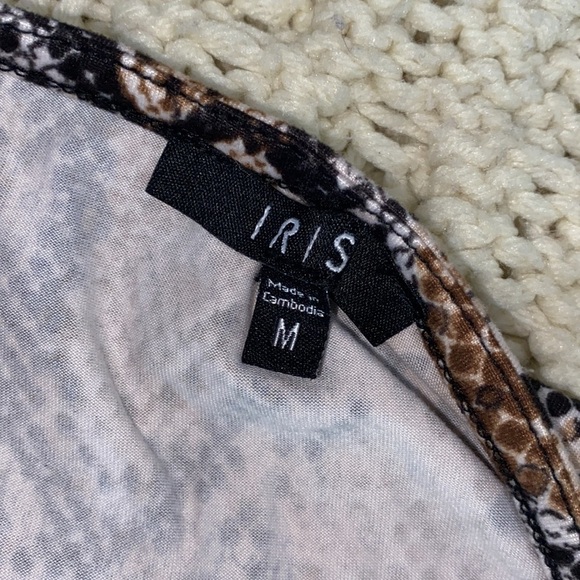 IRIS snakeskin print bodysuit size medium - Picture 4 of 7